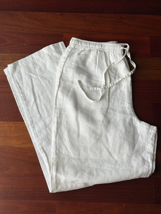 Pants - John Paul Richard Linen Drawstring Pants